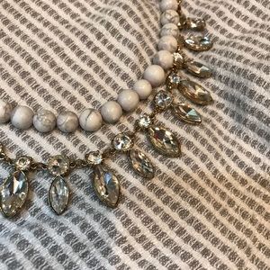 Beautiful crystal and stone necklace